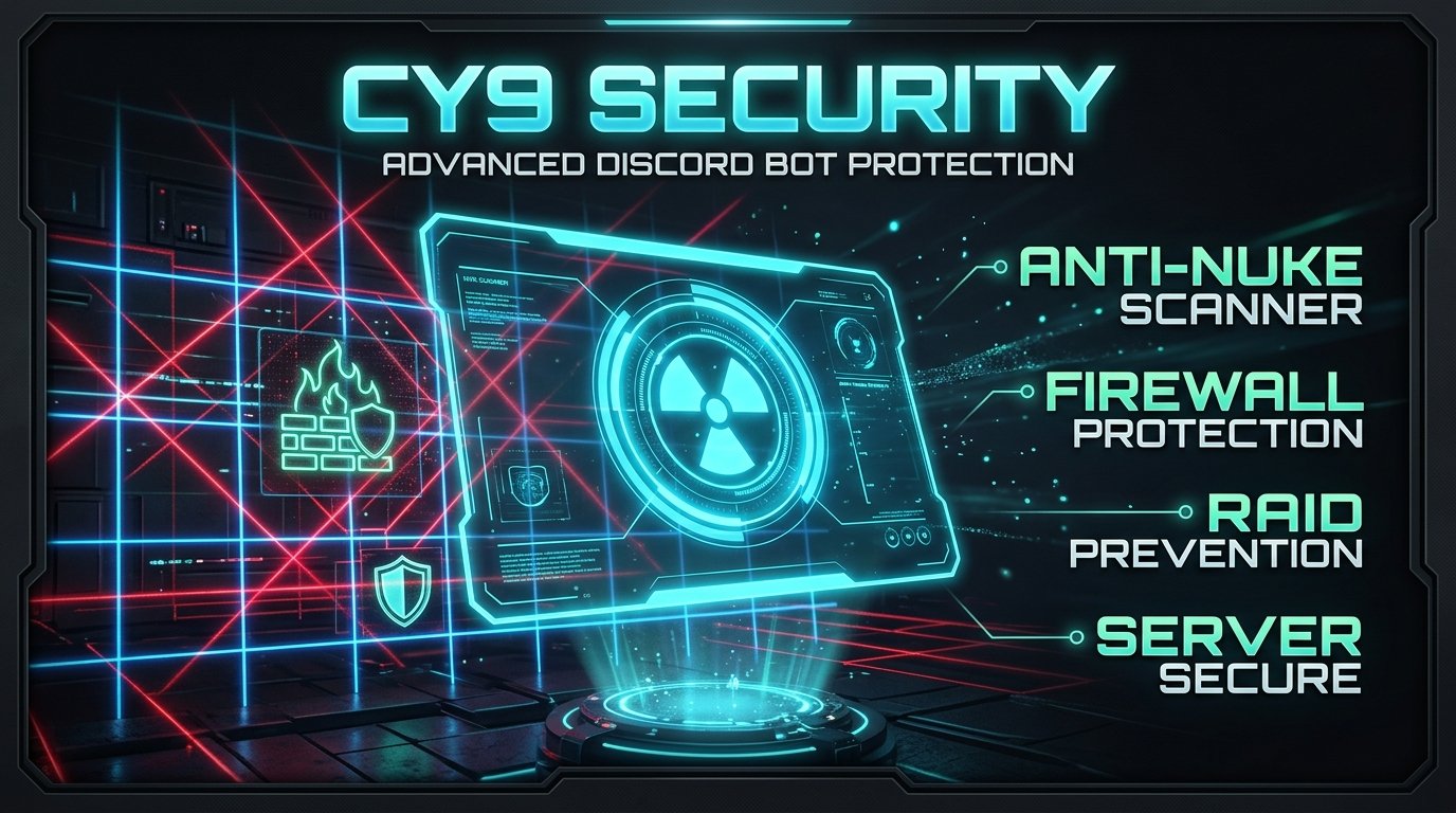 CY9-Security - Anti-Nuke & Server Defense Bot